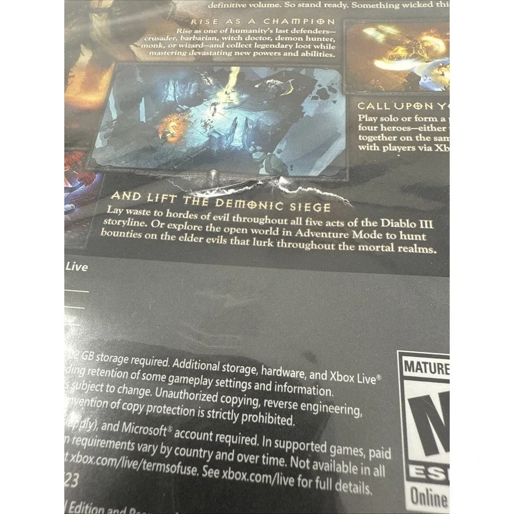 Diablo III: Reaper Of Souls Ultimate Evil Edition Microsoft Xbox One: DMG CASE
